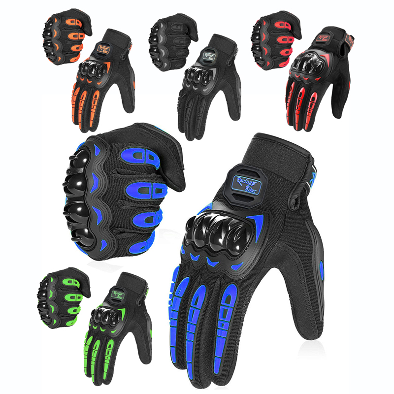 Motorcycle Gear Blue - Motorcycle Racing Gloves Fall Protection Men