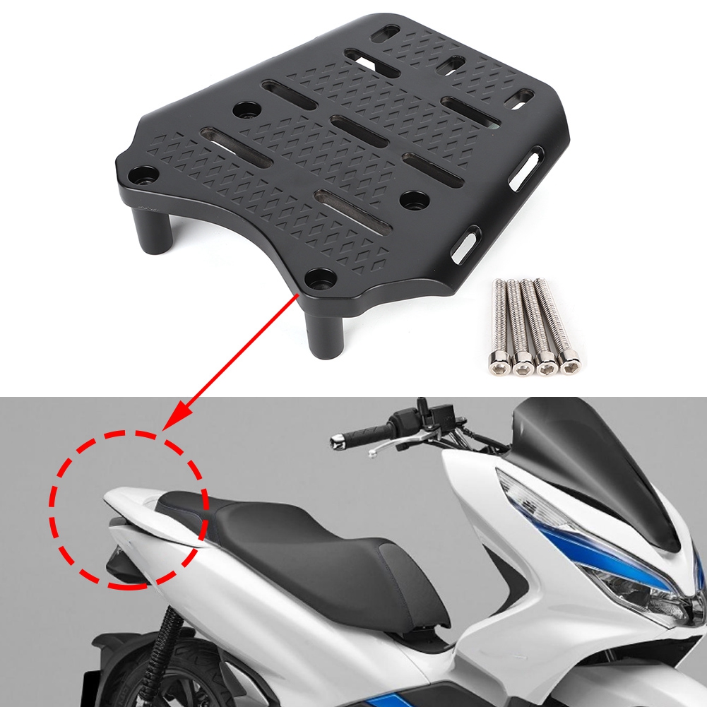Motorcycle Gear Rack - Rear Luggage Rack for CNC Aluminum