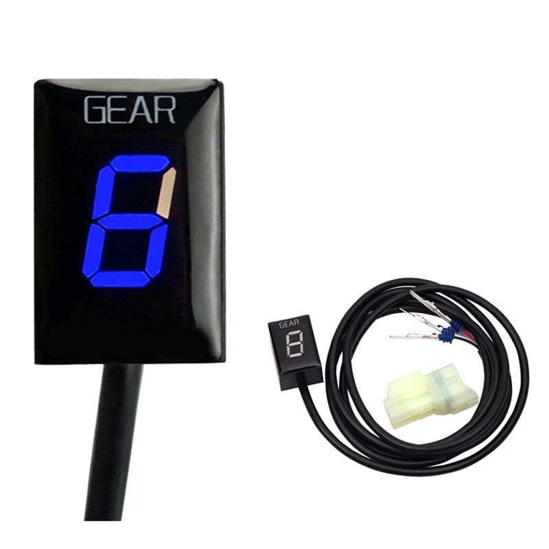 Motorcycle Gear Blue - For Honda Motorcycle Digital Gear Indicator