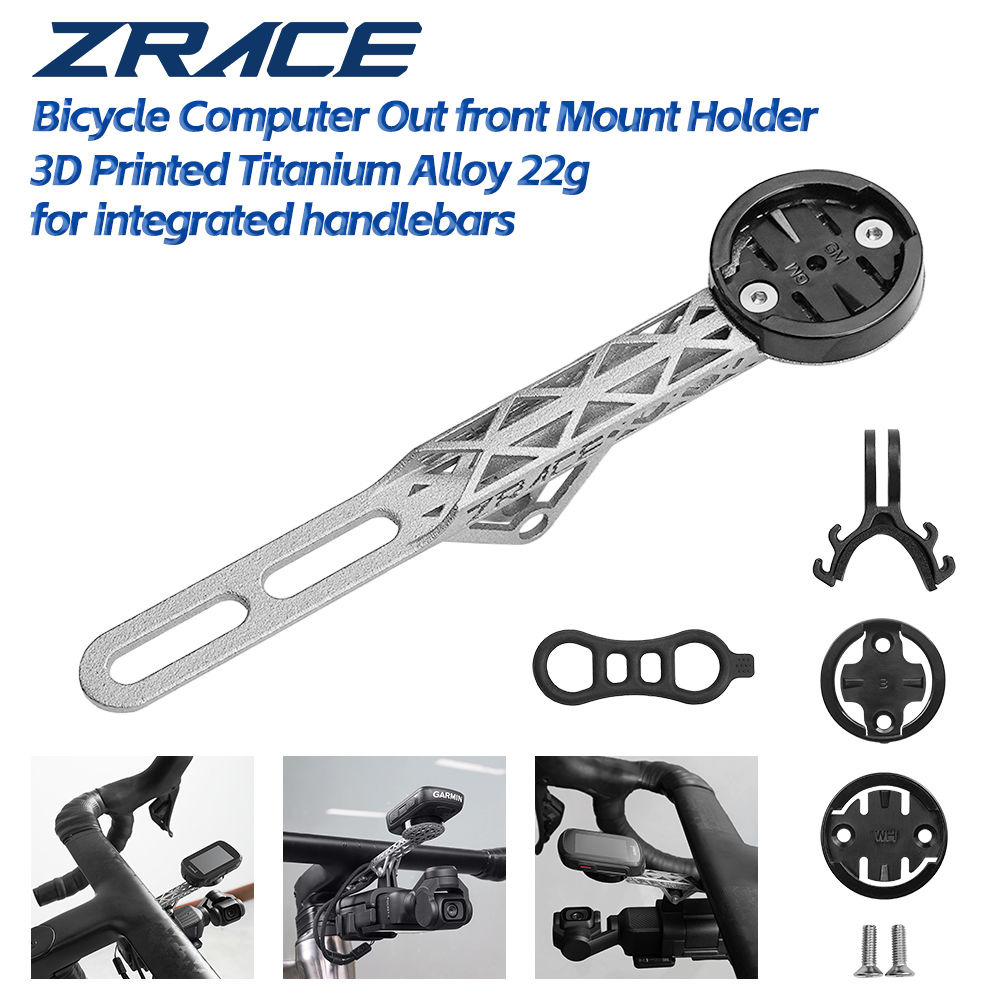 Phone Mount Handlebar - ZRACE 3D Printed Titanium Bike Computer