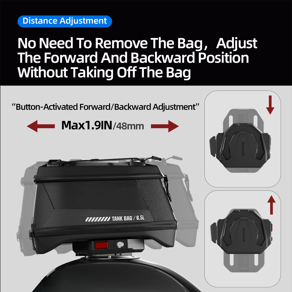 Rhinowalk Motorcycle Tank Bag  - Magnetic Tank Bag recension och pris