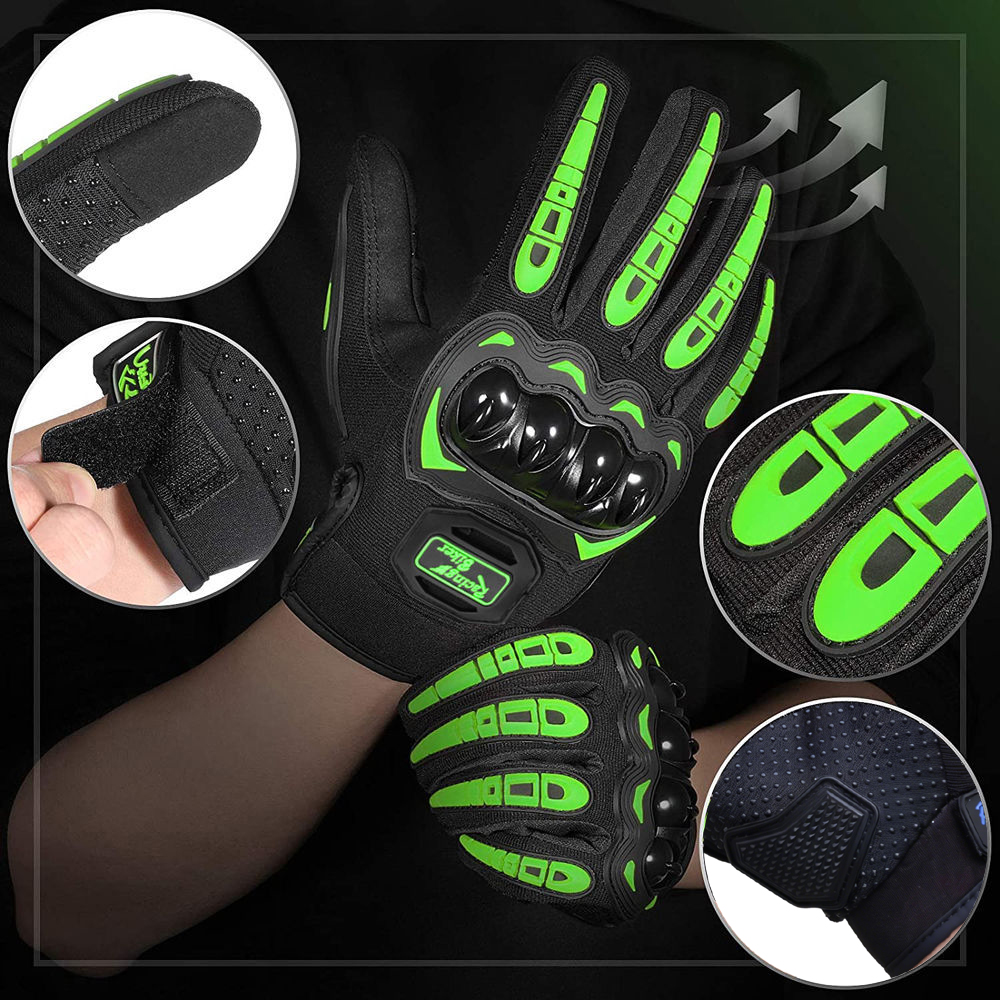 Motorcycle Racing Gloves Men S - Motorcycle Gear Blue recension och pris