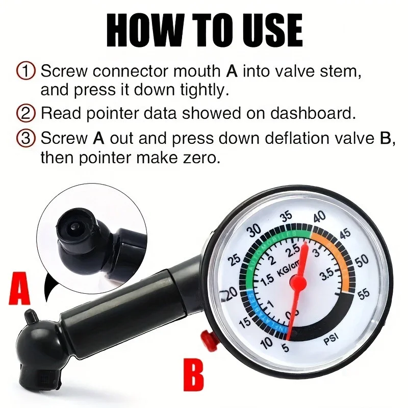 Car Tire Pressure Gauge Tyre D - Tyre Pressure Gauge recension och pris