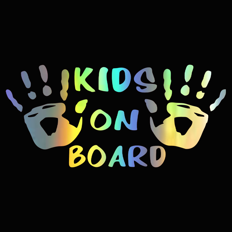 3D Car Sticker KIDS ON BOARD C - Motorcycle Gear Hub recension och pris