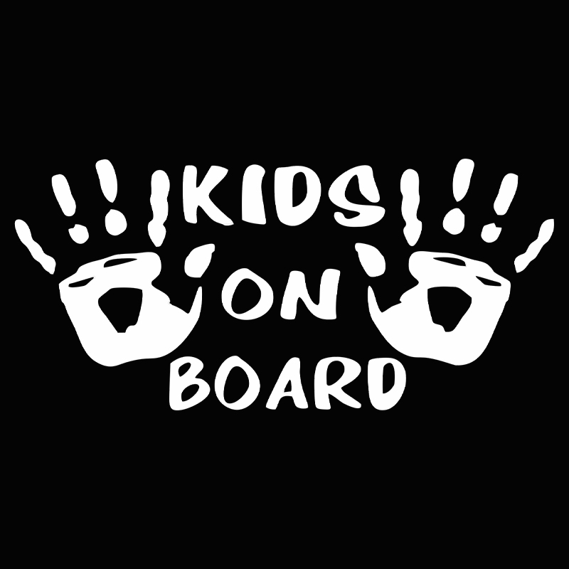 3D Car Sticker KIDS ON BOARD C - Motorcycle Gear Hub recension och pris