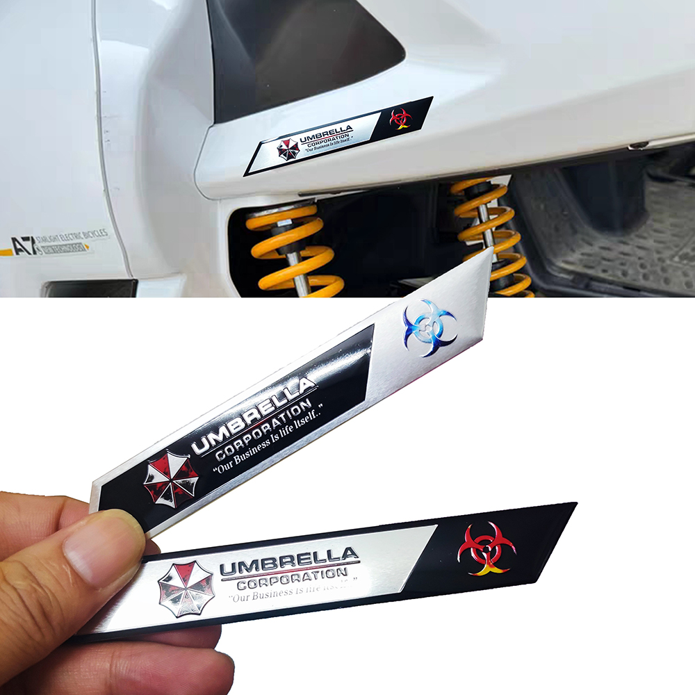 Umbrella 3D Metal Car Stickers - Motorcycle Gear Hub recension och pris
