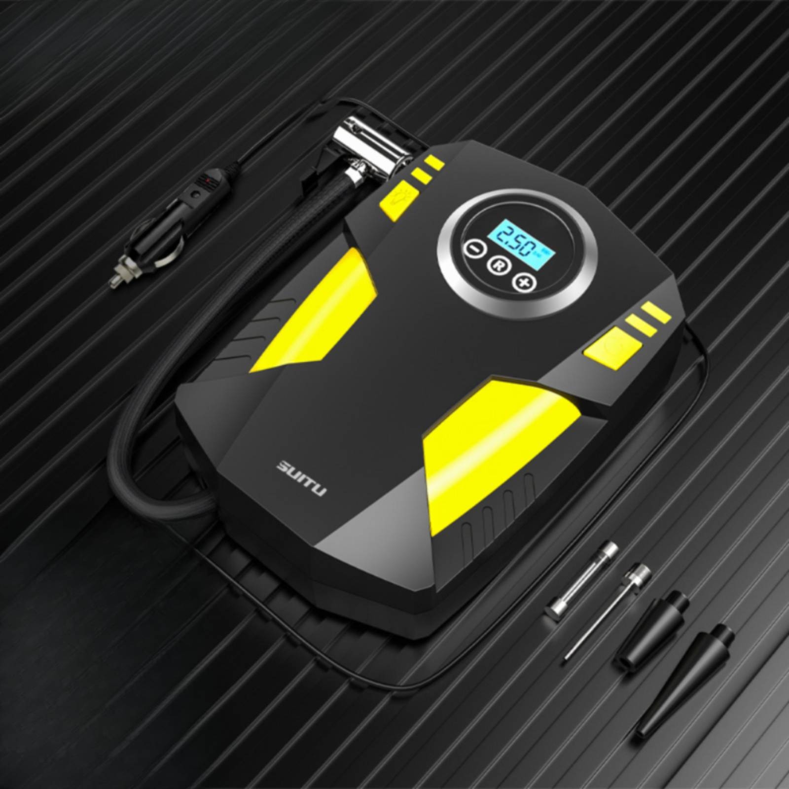 Portable Air Compressor with P - Tyre Pressure Gauge recension och pris