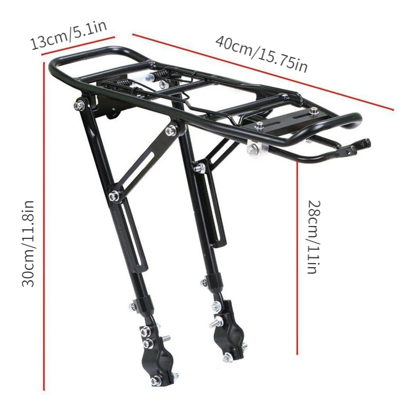 1PC Alloy Rear Bicycle  Rack C - Tail Bag Rack recension och pris