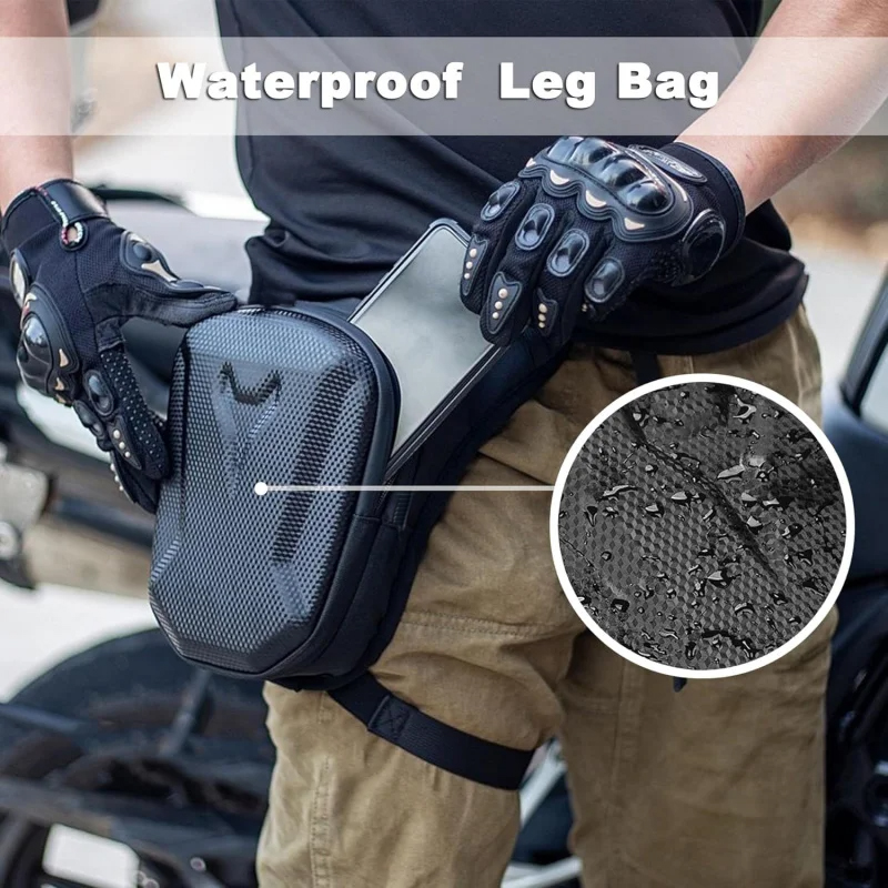 Waterproof Drop Thigh Bag Moto - Motorcycle Gear Rack recension och pris
