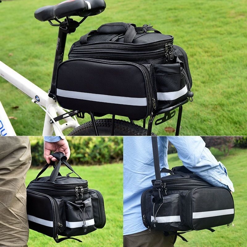 Large Capacity Bicycle Pannier - Tail Bag Rack recension och pris