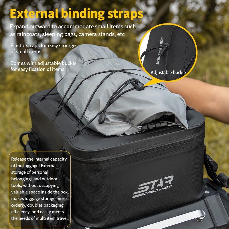 SFK Universal 13L Black Motorc - Motorcycle Gear Rack recension och pris