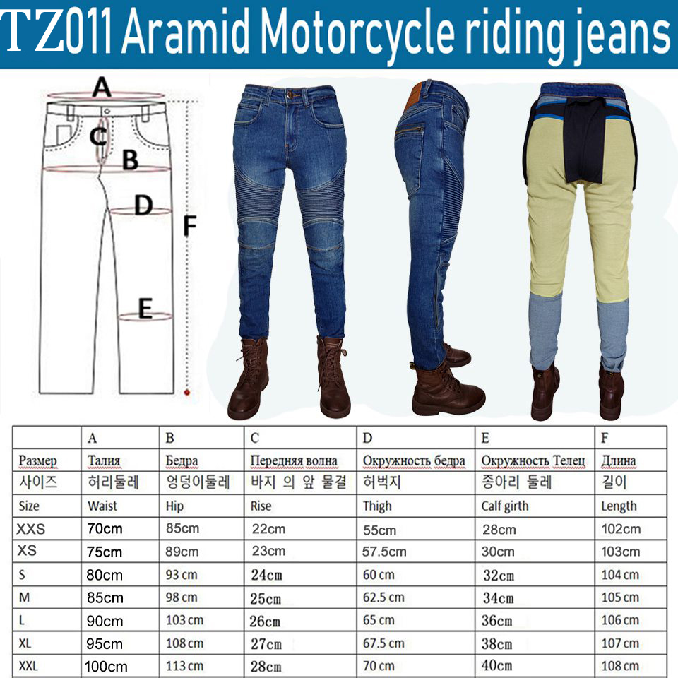 Women's motorcycle jeans Kevla - Motorcycle Gear Blue recension och pris