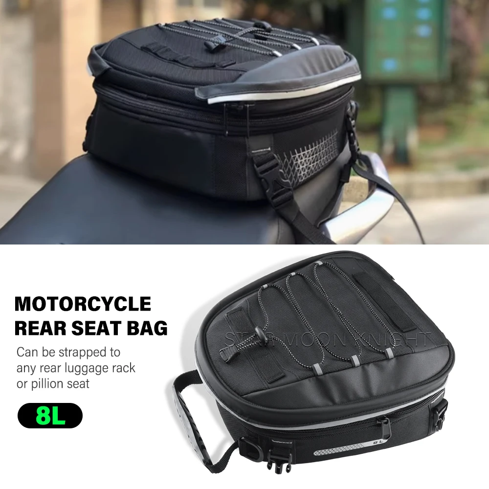 Motorcycle Rear Seat Bag Lugga - Tail Bag Rack recension och pris