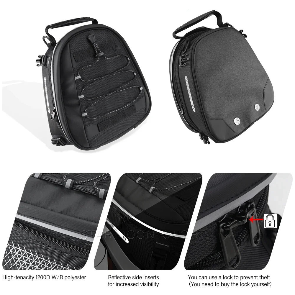 Motorcycle Rear Seat Bag Lugga - Tail Bag Rack recension och pris