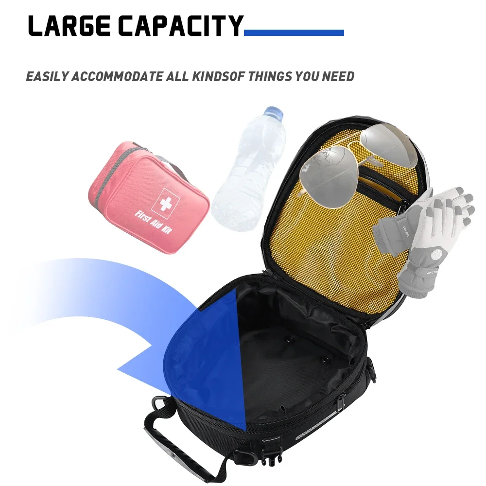 Motorcycle Rear Seat Bag Lugga - Tail Bag Rack recension och pris