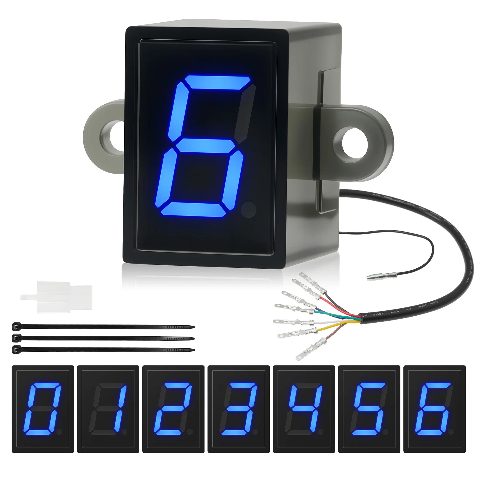 Super 6 Speed Display Universa - Motorcycle Gear Blue recension och pris