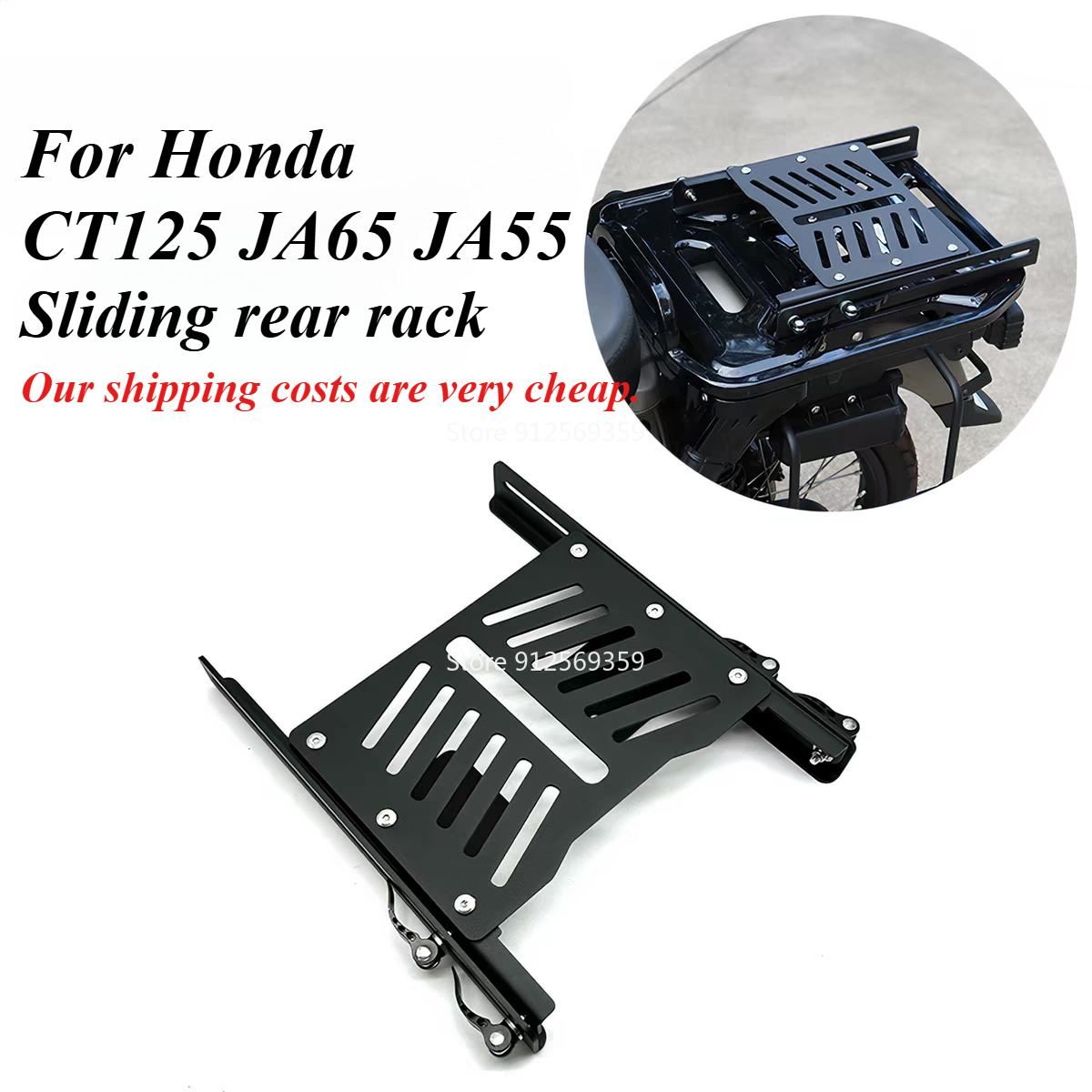 For Honda CT125 JA65 JA55 Moto - Motorcycle Gear Rack recension och pris