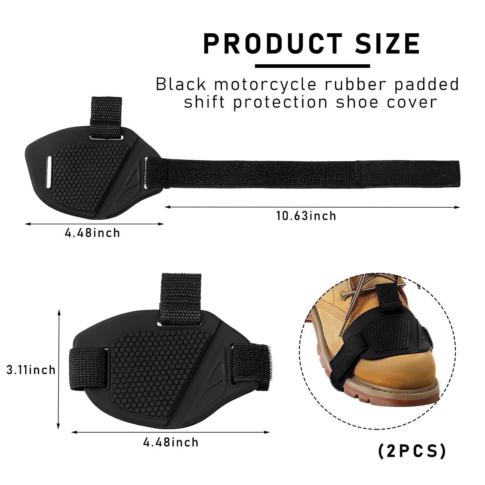 Honeycomb Anti-Slip Gear Shift - Motorcycle Gear Lever Cover recension och pris