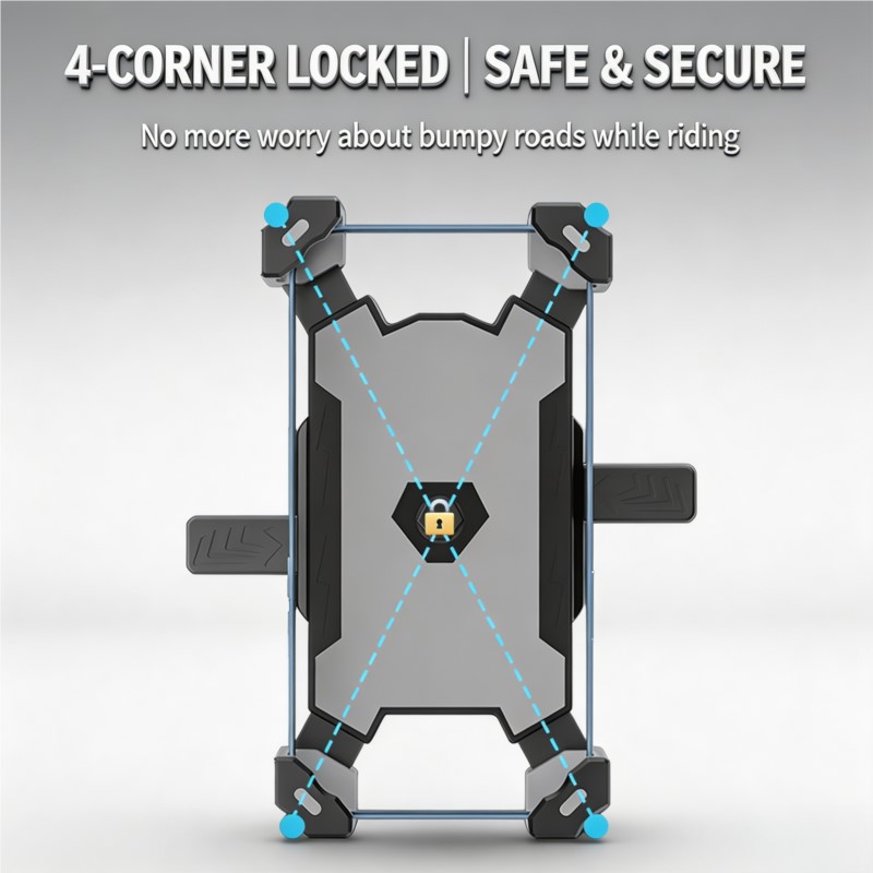 Motorcycle Rider Phone Mount A - Phone Mount Handlebar recension och pris