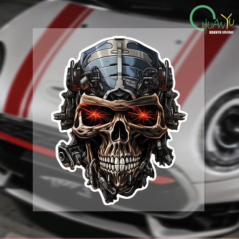 2024 New Design Skeleton Head  - Motorcycle Gear Hub recension och pris