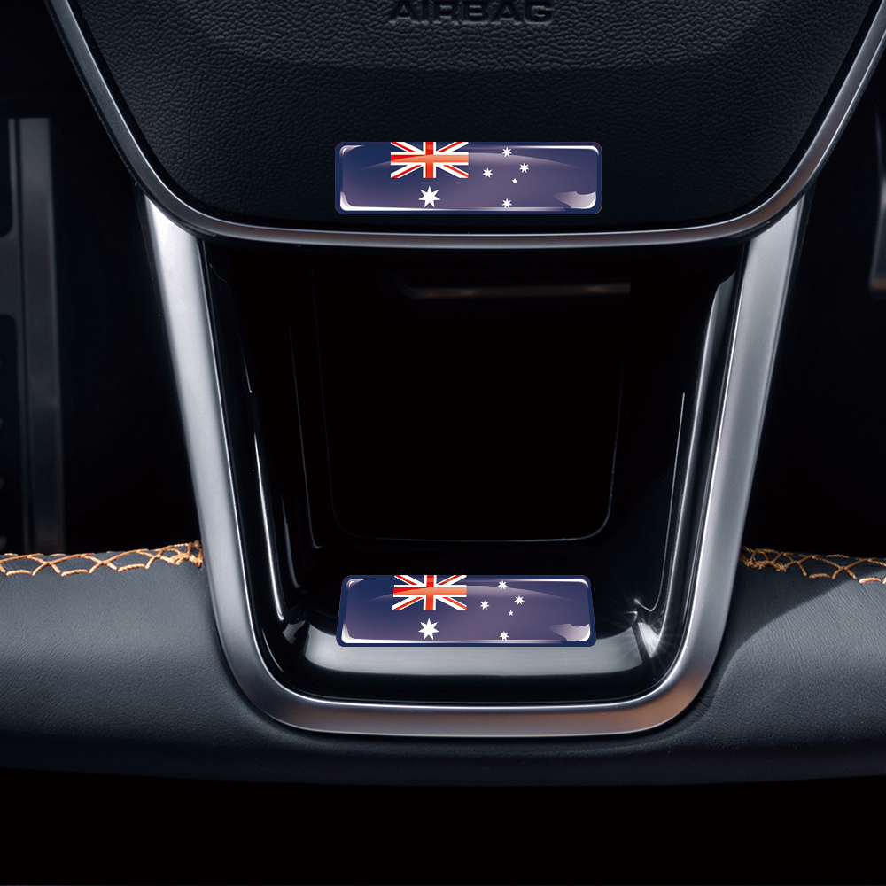 Australia Flag 3D Epoxy Resin  - Motorcycle Gear In Australia recension och pris