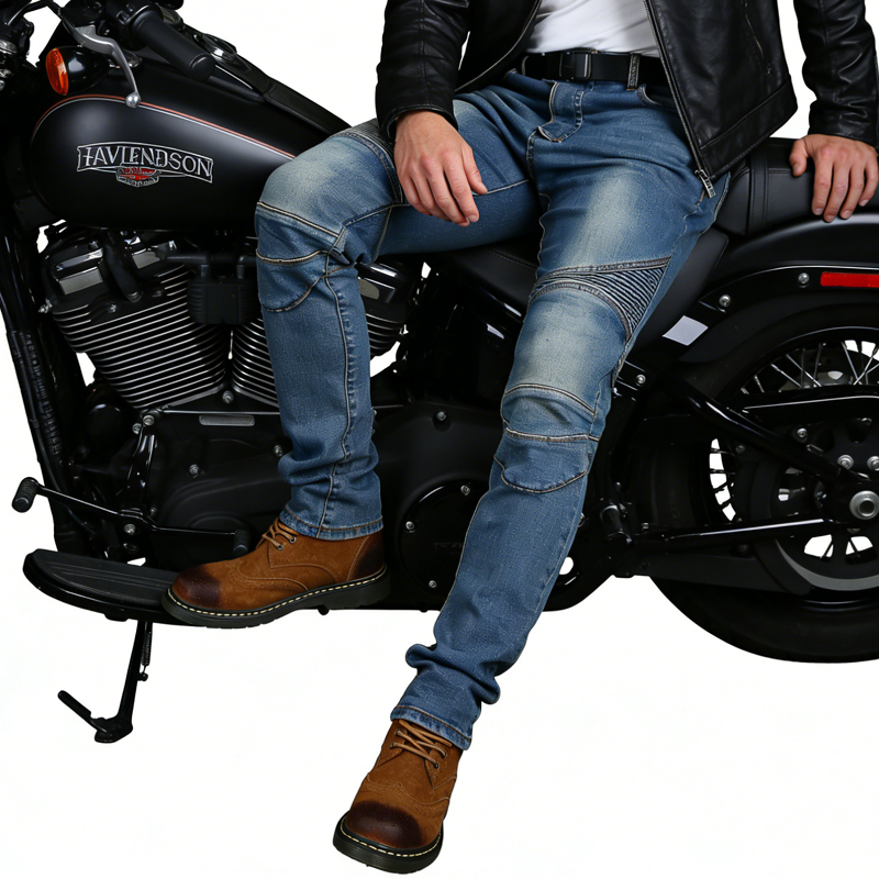 Men's Motorcycle Jeans Blue Di - Motorcycle Gear Blue recension och pris